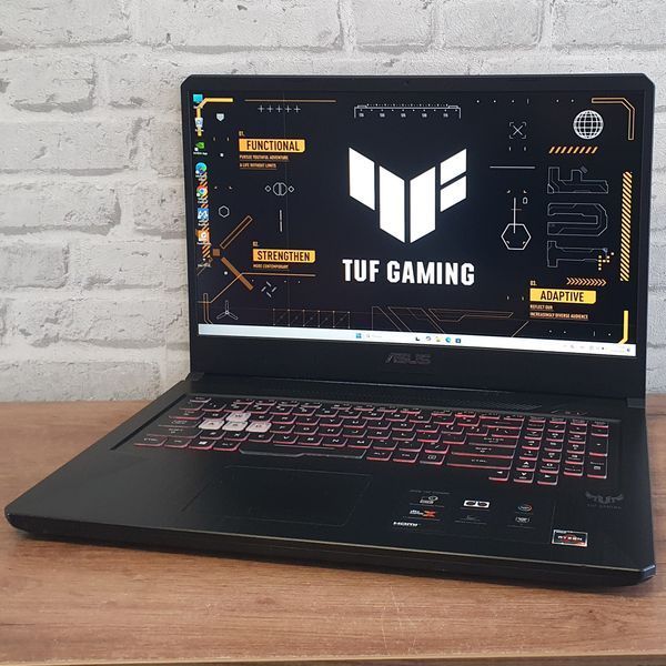БВ Ігровий ноутбук Asus TUF FX705DT 17.3" FHD / AMD Ryzen 7 3750H / Nvidia Geforce GTX 1650 4gb / 16гб DDR4 / 512гб SSD #3065 фото