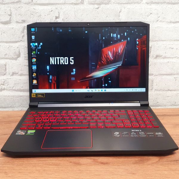 Ігровий ноутбук Acer Nitro 5 AN515-44 15.6" FHD 144гц / Ryzen 5 4600H / GeForce GTX 1650ti / 16гб DDR4 / 512гб SSD #1300 фото