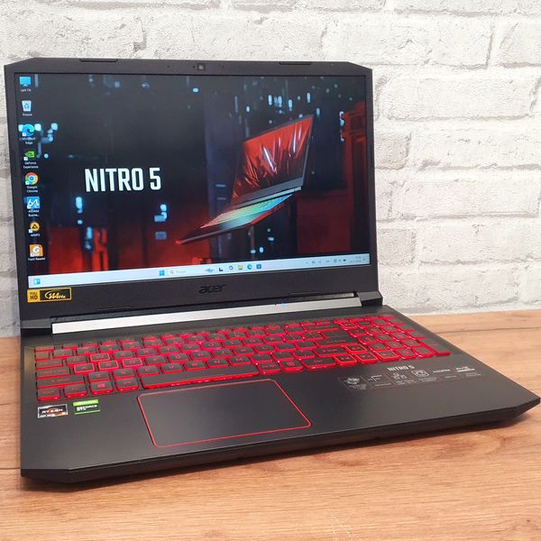 Ігровий ноутбук Acer Nitro 5 AN515-44 15.6" FHD 144гц / Ryzen 5 4600H / GeForce GTX 1650ti / 16гб DDR4 / 512гб SSD #1300 фото