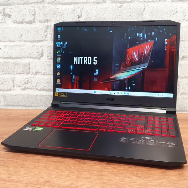 Ігровий ноутбук Acer Nitro 5 AN515-44 15.6" FHD 144гц / Ryzen 5 4600H / GeForce GTX 1650ti / 16гб DDR4 / 512гб SSD #1300 фото