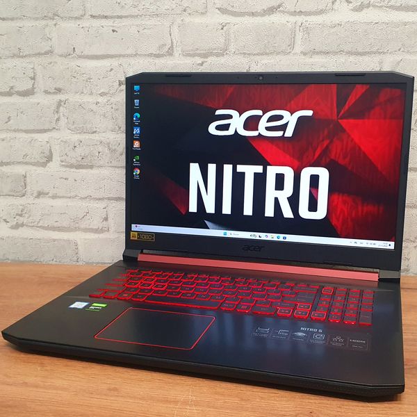 Ігровий ноутбук Acer Nitro AN517-51 17.3" FHD / Nvidia Geforce GTX 1650 / Intel Core 5-9300H / 16гб DDR4 / 512гб SSD #1292 фото