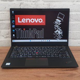 БВ Ноутбук Lenovo ThinkPad X1 Carbon 14 Gen 6" FHD / Intel Core i7-8650U / 16гб DDR4 / 256гб SSD #1659 фото