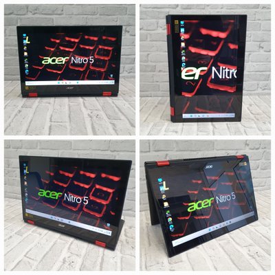 Ігровий ноутбук Acer Nitro 5 Spin series N17W1 15.6" FHD ТАЧ / Intel Core i5-8250 / Nvidia Geforce GTX1050 / 8гб DDR4 / 256гб SSD + 500гб HDD #827 фото