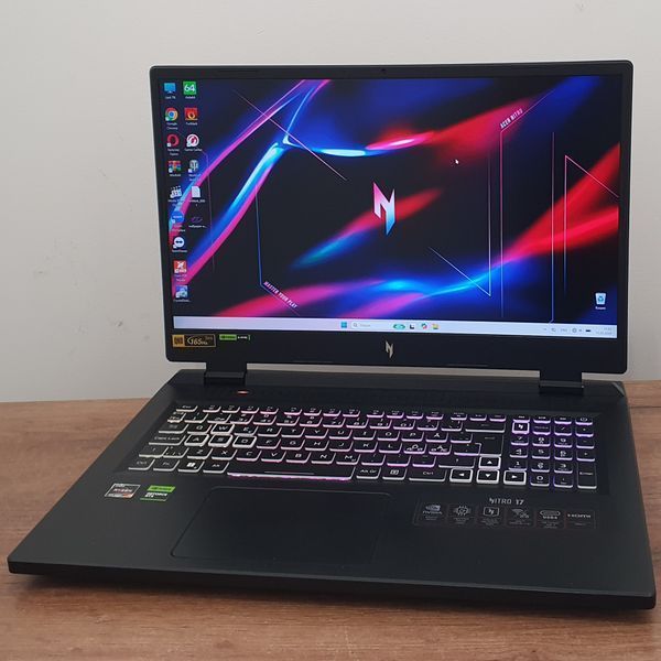 БВ Ігровий ноутбук Acer Nitro 5 AN17-41 17.3" 2K 165гц / Nvidia Geforce RTX4070 8гб 140w / Ryzen 7 7735HS / 32гб DDR5 / 1тб SSD #3170 фото