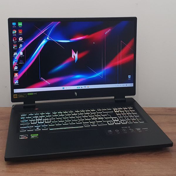 БВ Ігровий ноутбук Acer Nitro 5 AN17-41 17.3" 2K 165гц / Nvidia Geforce RTX4070 8гб 140w / Ryzen 7 7735HS / 32гб DDR5 / 1тб SSD #3170 фото