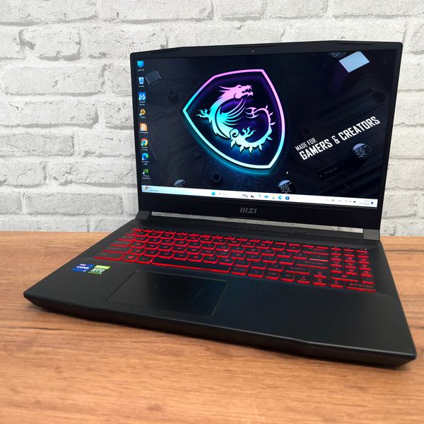 Ігровий ноутбук MSI KATANA GF66 15.6" FHD 144 Гц/ Intel Core i7-11800H / Nvidia RTX3070 8gb / 16гб DDR4 / 1тб SSD #1236 фото