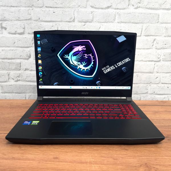 Ігровий ноутбук MSI KATANA GF66 15.6" FHD 144 Гц/ Intel Core i7-11800H / Nvidia RTX3070 8gb / 16гб DDR4 / 1тб SSD #1236 фото