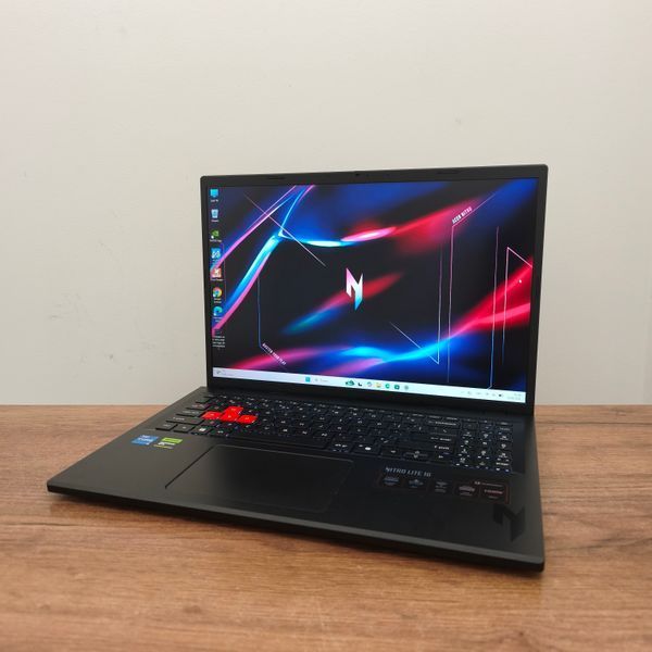БВ Ігровий ноутбук Acer Nitro Lite 16 15.6" FHD 165гц / Nvidia Geforce RTX3050 6гб / Intel Core i5-13420H / 16гб DDR4 / 512гб SSD #3434 16/512 фото