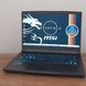 БВ Ігровий ноутбук MSi Thin 15 B13VF 15.6" FHD 144 Гц / Intet Core i7-13620H / Nvidia RTX4060 8gb / 16гб DDR4 / 512гб SSD #3187 фото 3