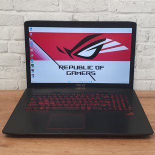 БУ Игровой ноутбук Asus ROG GL752VW 17.3" FHD / GTX960M / i7-6700HQ / 16гб DDR4 / 128гб SSD + 500гб HDD #1767 фото