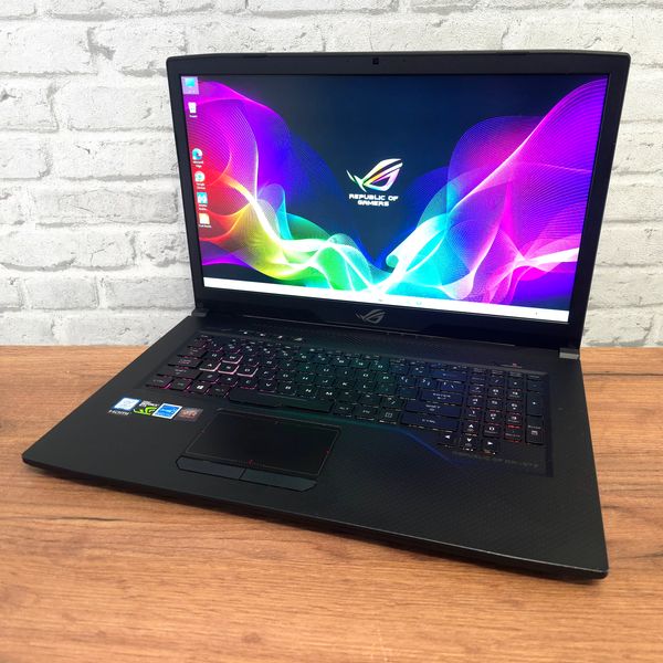 Игровой ноутбук Asus ROG gl703g 17.3" 120гц / Intel Core i7-8750H / Nvidia GTX1060 6гб / 16гб DDR4 / 512гб SSD #AsusRogStrix gl703g фото