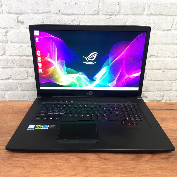 Игровой ноутбук Asus ROG gl703g 17.3" 120гц / Intel Core i7-8750H / Nvidia GTX1060 6гб / 16гб DDR4 / 512гб SSD #AsusRogStrix gl703g фото