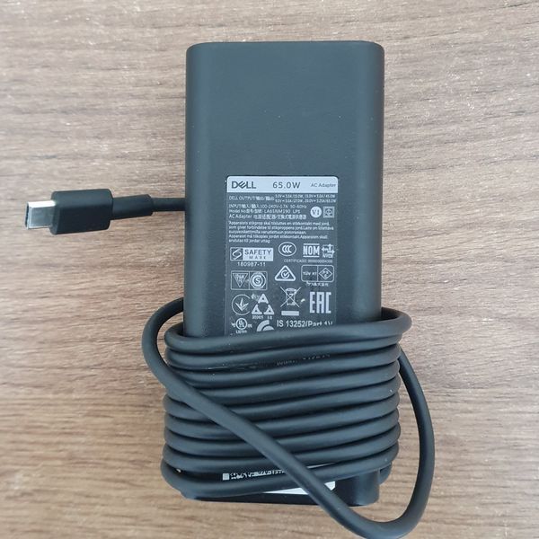 Блок питания (зарядка) для ноутбука Dell 65w Type c (LA65NM190, HA65NM190) #DellTypeC65w фото