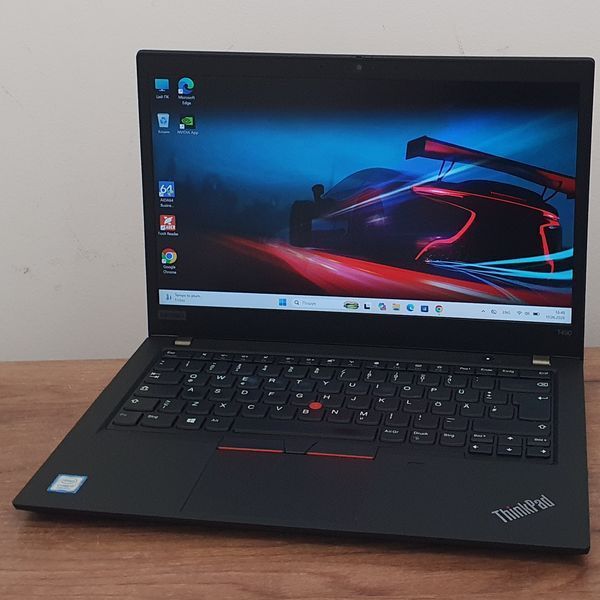 БВ Ігровий ноутбук Lenovo ThinkPad T490 14" FHD / Intel Core i7-8565U / NVIDIA GeForce MX250 / 16гб DDR4 / 256гб SSD / 4G + WiFi #3222.1 фото