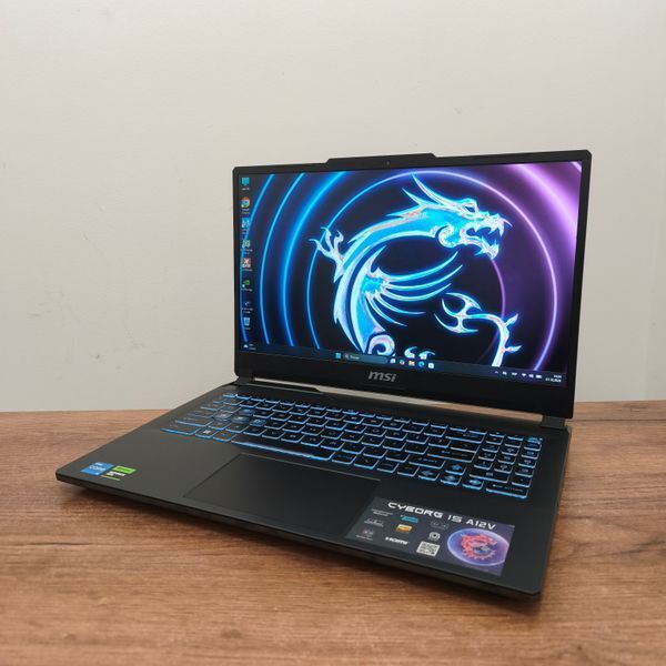 БВ Ігровий ноутбук MSI Cyborg 15 A12VF / 15.6" Full HD IPS 144Hz / Intel Core i5-12450H / NVIDIA GeForce RTX 4060 8гб / 16гб DDR5 / 512гб SSD #3528 фото
