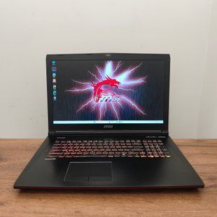 БВ Ігровий ноутбук MSI GE72VR 7RF Apache Pro / 17.3" Full HD TN / Intel Core i7-7700HQ / GeForce GTX 1060 / 16гб DDR4 / 256гб SSD + 500гб HDD #3474 фото