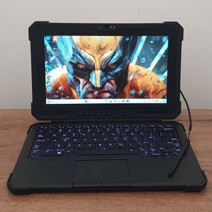 БУ Защищенный тактичний планшет Dell Latitude 7220 Rugged Extreme Tablet 12.5" FHD Touch / Intel Core i5-8365U / 16гб ОЗУ / 256гб SSD #3236.1 фото
