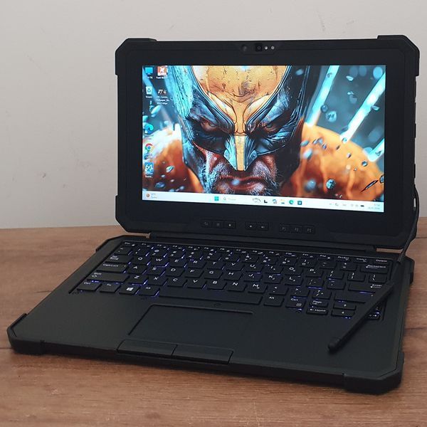 БУ Защищенный тактичний планшет Dell Latitude 7220 Rugged Extreme Tablet 12.5" FHD Touch / Intel Core i5-8365U / 16гб ОЗУ / 256гб SSD #3236.1 фото