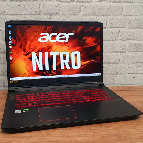 Ігровий ноутбук Acer Nitro AN517-52 17.3" FHD / Nvidia Geforce GTX 1650ti / Intel Core 5-10300H / 16гб DDR4 / 250гб SSD + 500гб HDD #AcerNitro17/1650ti фото