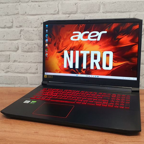 Ігровий ноутбук Acer Nitro AN517-52 17.3" FHD / Nvidia Geforce GTX 1650ti / Intel Core 5-10300H / 16гб DDR4 / 250гб SSD + 500гб HDD #AcerNitro17/1650ti фото