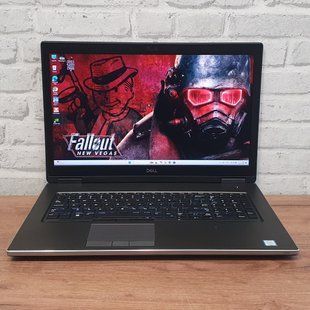 БВ Ігровий ноутбук Dell Precision 7740 17.3" FHD / Intel Core i7-9750H / RTX4000-8gb (RTX 2070) / 16гб ОЗУ / 512гб SSD #1882 фото
