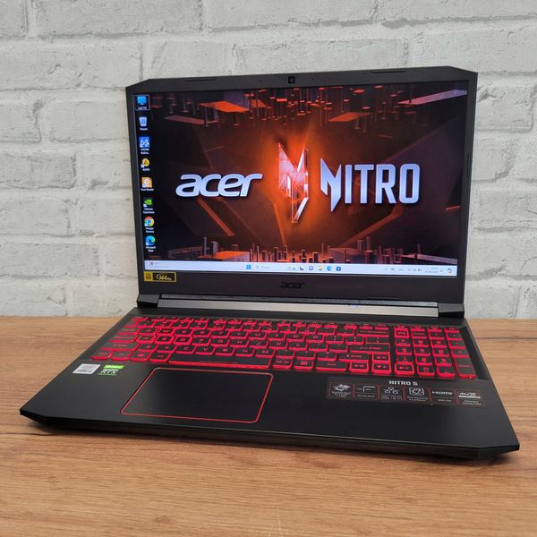 Игровой ноутбук Acer Nitro 5 AN515-55-57BK 15.6" FHD 144гц / Intel Core i5-10300H / Nvidia Geforce RTX 3050 Ti / 16гб DDR4 / 512гб SSD #1154 фото