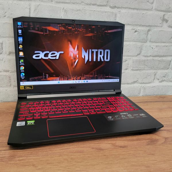 Ігровий ноутбук Acer Nitro 5 AN515-55-57BK 15.6" FHD 144гц / Intel Core i5-10300H / Nvidia Geforce RTX 3050 Ti / 16гб DDR4 / 512гб SSD #1154 фото