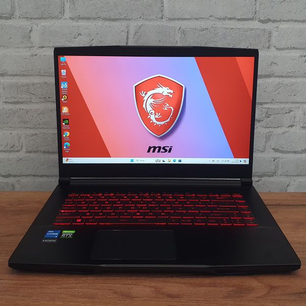 Игровой ноутбук MSI Thin GF63 11US 15.6" FHD 144гц / Intel Core i5-11400H / Nvidia Geforce RTX3050 / 16гб DDR4 / 512гб SSD #1129 фото