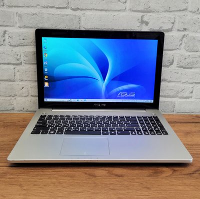 Металлический ноутбук Asus N550J 15.6" Touch / Intel Core i7-4700HQ / 8гб ОЗУ / 256гб SSD #1057 фото